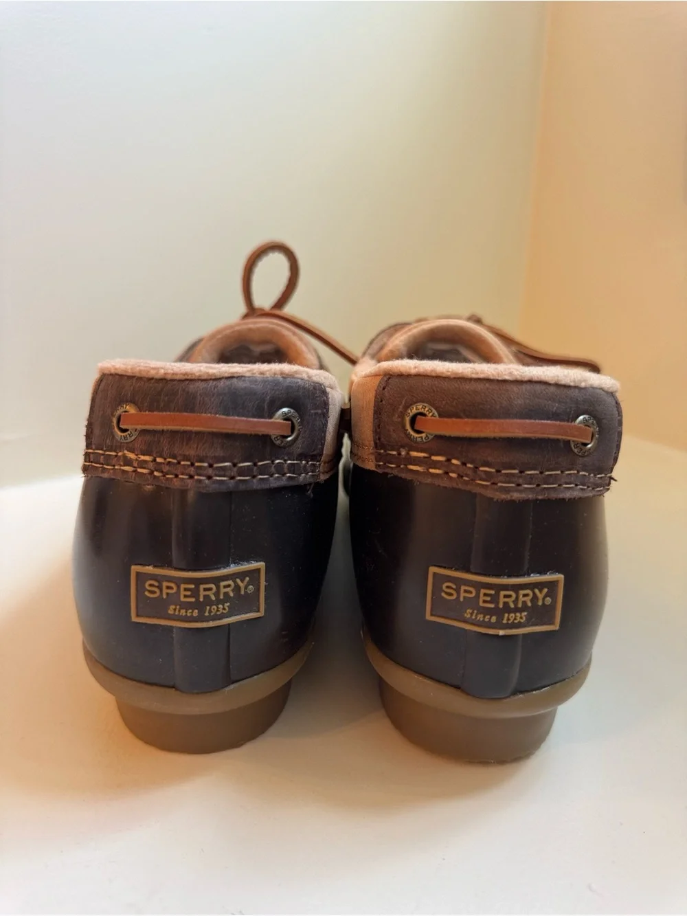 Sperry Top-Sider Brown Duck Shoes | Waterproof Leather| Fall Essential